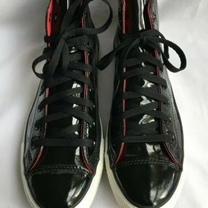 converse patent leather high top